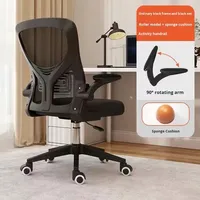 Chaise de bureau exécutive moderne avec appui-tête réglable, chaise de travail pivotante en maille pour personnel, vente directe usine