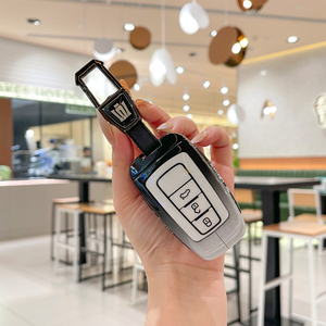 Funda de Silicona y Aleación de Zinc para Llave de Coche Toyota SIENNA, <span class=keywords><strong>Granvia</strong></span>, Highlander, Alphard, CROWN, VELLFIRE, con Anillo para Llavero - Product Image 5