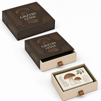 Cartes d'apprentissage personnalisées sur la faune forestière et les champignons, noms des espèces en latin, écologiques, durables, papier couché mat 300 g/m²