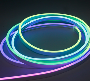 Maintenance Free Easy Install IP65 7x13mm Silicone RGB LED Neon <b>Rope</b> <b>Light</b>-High CRI Dimmable for Shopping Mall Exhibition - Product Image 2