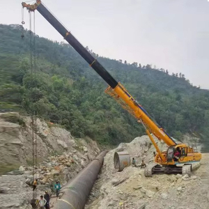 Grue sur chenilles télescopique XGTC65 haute performance de 65 tonnes, équipée d'un moteur, d'une pompe et d'un roulement de boîte de vitesses de haute qualité - Product Image 1