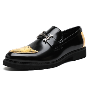 Chaussures Oxford habillées pour hommes en PU de haute qualité, à bout pointu, rehaussantes, souples et confortables, idéales pour le bureau et les occasions formelles - Product Image 4