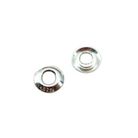 Œillets en argent sterling 925 en gros pour perles à grand trou, perles de culture et pierres précieuses