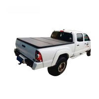 Couverture de benne rigide pliable en trois parties pour pick-up 2016+ à profil bas, installation par clips en PVC