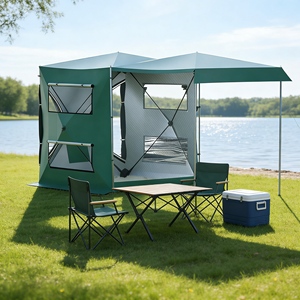 Tenda Laterale per Auto Camper di Alta Qualità, Resistente ai Raggi UV, Montaggio Rapido per Viaggi in Campeggio - Product Image 4