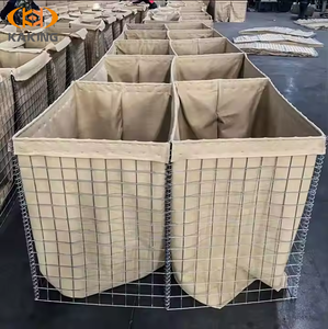 탄도 둘레 방어 보호 보호 보안 강화 장벽 5mm 와이어 요새 돌망태 벽 모래 채워진 - Product Image 2