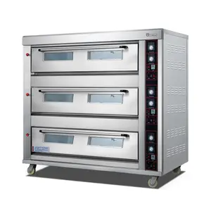 commerical baking equipment deck oven 9 trays gas bakery oven lebanese bread oven gas type bakingovensforsale