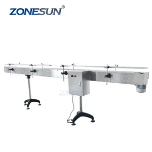 ZONESUN ZS-CB150 Pet şişeler düz üst plastik ayarlanabilir plaka bağlantı zincir plaka konveyör bandı cam şişeler - Product Image 1