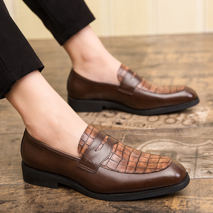 Zapatos de Vestir para Hombre, Tallas Grandes, Nuevos, Formales, de Negocios, Retro, de Moda, Planos, Estilo Británico, Puntiagudos, de Cuero - Product Image 5