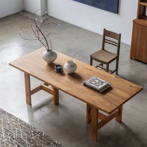 Modern Square Oak Dining <b>Table</b> Set for Home & Hotel Use Durable Outdoor Garden Furniture - Product Image 1