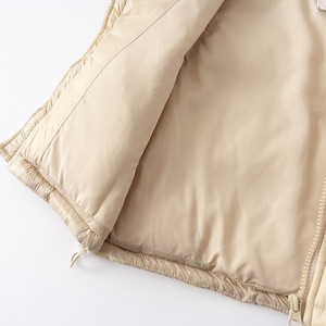 <span class=keywords><strong>Gilet</strong></span> Enfant Automne/Hiver 2025 Nouveau Modèle Élégant Rembourré en Duvet Chaud <span class=keywords><strong>Zippé</strong></span> Couleur Unie en Nylon pour Garçons, Filles et Bébés - Product Image 4