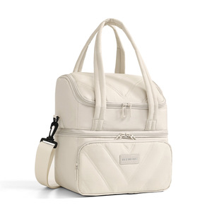 Bolsa Térmica Impermeable para Almuerzo, Bolsa Bento Cruzada para Oficina y Trabajo, Bolsa Refrigerante Portátil para Almacenamiento de Alimentos al Aire Libre - Product Image 6