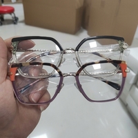 Monture optique en acétate de haute qualité pour jeunes, monture de lunettes tendance pour femmes, grande taille, en acétate, vente chaude