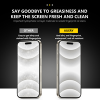 Verre Offre Spéciale HD 2.5D 9H pour téléphone protecteur d'écran avec applicateur avec plateau d'installation pour Iphone 15 16 Pro