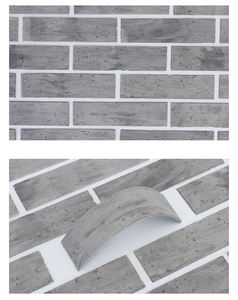 Revêtement mural extérieur en pierre flexible, feuille <span class=keywords><strong>de</strong></span> pierre flexible, tuile en argile MCm, revêtement durable, revêtement en briques, revêtement en pierre - Product Image 4