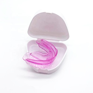 カスタムいびき防止マウスピース 歯列矯正装置 アライメントブレース 睡眠いびき防止 ユニバーサルリップブランチ タトゥー用ブラッシュ マウスガード - Product Image 1