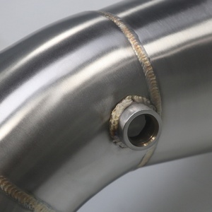 Top-Quality Reducing Straight Downpipe Exhaust With Brushed for Audi S4 S5 B9 2019-2022 3.0T,OEM & ODM Available - Product Image 6