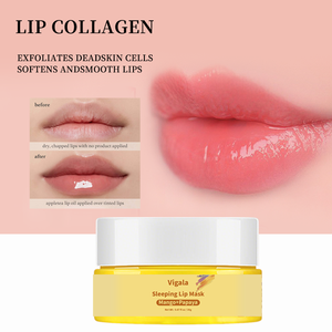 <span class=keywords><strong>Masque</strong></span> de nuit pour les lèvres nourrissant biologique longue durée à la papaye et à la mangue pour les lèvres gercées et sèches - Product Image 6