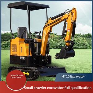 Excavadora Pequeña de Orugas para Uso Agrícola, Remolque Retroexcavadora para Demolición Interior, Trituración y Excavación, Exportación - Product Image 1