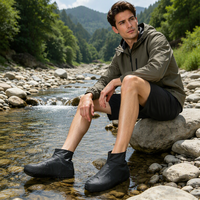 Bottes de pluie imperméables pour le camping et le quotidien, accessoire de protection contre la pluie, fabriqué en Chine