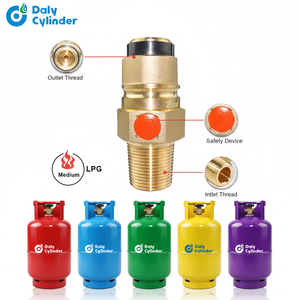 Válvula de Cierre de Latón para GLP de Alta Temperatura Daly para Cocina Doméstica, Control Manual Anticorrosión con 3 <span class=keywords><strong>A</strong></span>ños de Garantí<span class=keywords><strong>a</strong></span> - Product Image 4