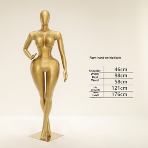 Manichino Femminile Europeo-Americano di Alta Gamma con Sedere e Petto Grandi per Esposizione di Abbigliamento - Product Image 6