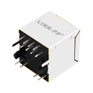 V890-1GX1-Y5A RJ45-Steckverbinder <span class=keywords><strong>MagJack</strong></span> 1000 Base-T 1X1 G/G Vertikale RJ45-Anschlüsse - Product Image 4