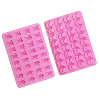 Moule à gâteau en silicone écologique de qualité alimentaire Outil de bricolage ménager créatif pour biscuits au chocolat Gâteaux aux fruits-Forme irrégulière SHU XIN