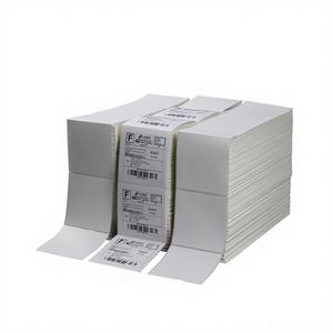 Autocollants adhésifs perforés pliables 4x6, papier thermique auto-adhésif, revêtement UV, inscription possible, forte adhérence, forme oblongue - Product Image 1