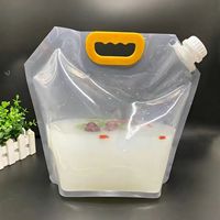 Sacs isothermes pour soupes chaudes, bières, boissons, lait, eau bouillante, sacs à emporter, sacs à paille, sacs de transport à large ouverture, sacs transparents à fermeture hermétique pour liquides