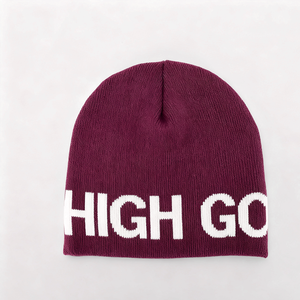 Oem Custom di alta qualità Unisex acrilico teschio semplice tinto Logo etichetta in maglia Gorras cappello da sci invernale berretto da pescatore - Product Image 6