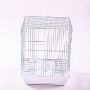 Small <b>Bird</b> Cage Parrots Pigeons Cage White Blue Yellow <b>Pet</b> House Plastic Cage Crate Enclosure with Easy Clean Tray for <b>Birds</b> - Product Image 6