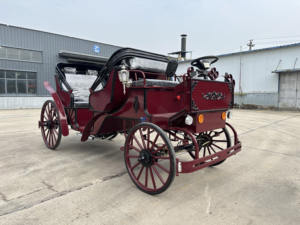 รถม้าไฟฟ้าสไตล์ยุโรปแบบราชวงศ์ สำหรับงานแต่งงาน รถม้าเหล็ก สำหรับเที่ยวชมสถานที่  ยานพาหนะพิเศษ - Product Image 2