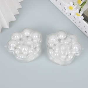 2025 New TPR Cute Transparent Cat Paw Squishy Colorful <b>Beads</b> Taba Gift Toy Anti-stress Slow Rebound Claw Pinch Squeeze Toy - Product Image 3