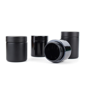3.5g 7g 14g 28g 2oz 3Oz <span class=keywords><strong>4oz</strong></span> 1/8oz 1/<span class=keywords><strong>4oz</strong></span> 1/2oz 1oz lọ thủy tinh màu đen có nắp nhựa chống trẻ em - Product Image 3