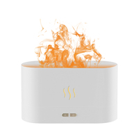 Nouveauté 2024 : Diffuseur d'arômes à flamme 180 ml, machine d'aromathérapie ultrasonique avec garantie d'un an pour usage domestique