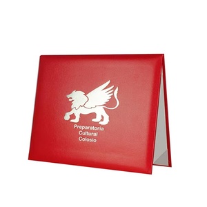 Smooth Leatherette A4 8.5x11 Diploma <strong>Certificate</strong> <strong>Holder</strong> with Stamping Logo for Graduation <strong>Certificate</strong> Cover <strong>Filing</strong> Products - Product Image 1