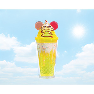 Bicchiere per gelato soft Macarons - Giallo - Product Image 1