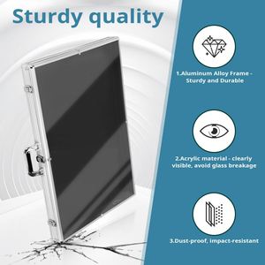 Étui de rangement pour cartes à collectionner en plastique transparent personnalisé FX, avec protection durable pour cartes à collectionner - Product Image 6