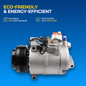 Pour BMW 323i 2.5L 1999-2000 & 325Ci 2.5L 2001-2006 Nouveau R134a AC Compressor CO 105116C pour Systèmes de Climatisation - Product Image 2