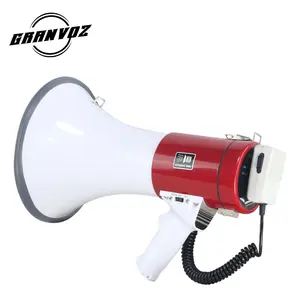 ER-66/UM Portable Hand Held Loud 12V 25 watt Multi-function USB SD Megaphone with battery rechargeable