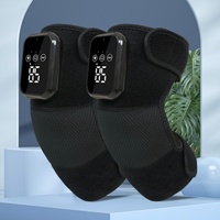 Masseur électrique pour les genoux, température réglable, compresse chaude, chauffe rapide en 10 secondes, tissu respirant à 5 couches, appareil rechargeable par USB