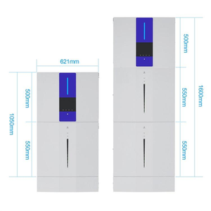 Système Solaire Photovoltaïque 7,5 kWh 15 kWh pour Stockage d'Énergie Domestique, Batterie LiFePO4 Empilable/Montable en Rack, Sortie 5-10 kW - Product Image 3