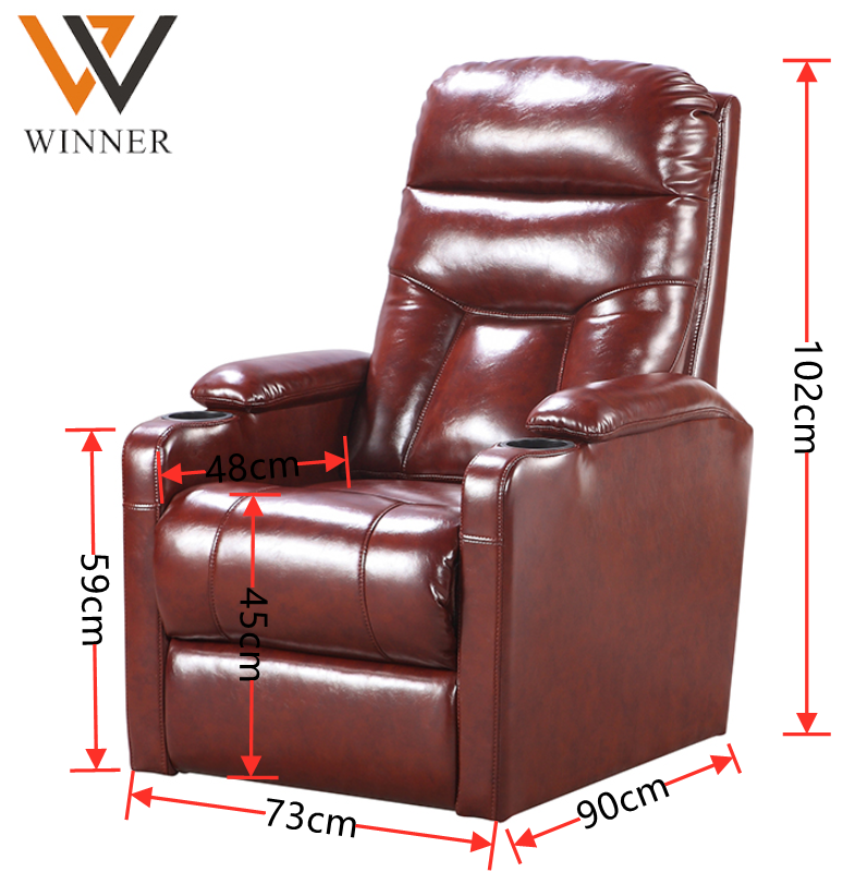 Automatic Home Recline Cinema Seat Movie Reclining Theater Sofa for Sale Theater Furniture