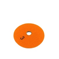 Pads de polissage diamantés à 3 étapes, grain moyen 1-3, pour granit, marbre et pierre, utilisation humide, en résine