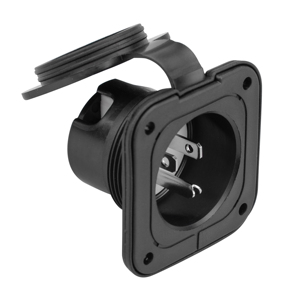 Prise mâle pour générateur américain pour bateau marin RV ETL Approuvé Flanged Inlet <span class=keywords><strong>125</strong></span>-volt Power Inlet Socket - Product Image 5