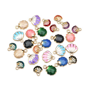 Seashell Charms Zinc Alloy Mixed Colors DIY Jewelry Accessories For <b>Bracelets</b> Necklaces Keychains - Product Image 2