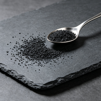 Carbure de silicium sphérique noir 1-5 mm, matériau réfractaire coulable pour la fonderie de blocs moteur intensifs et les procédés de fusion