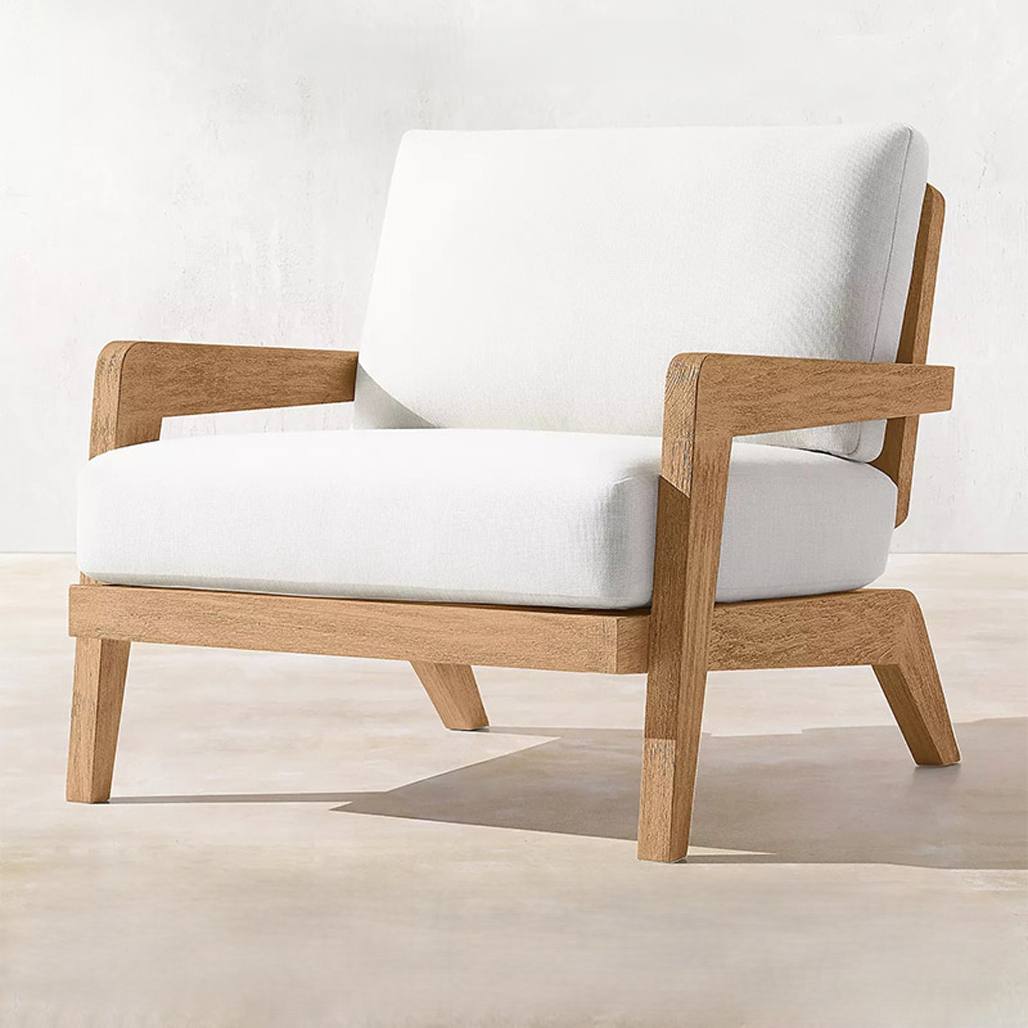 Divano singolo in teak importato