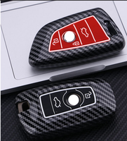 Pour BMW E92 F30 B48 330i X5 E45 I5 Edrive 40l 2025 – Coque de protection en fibre de carbone pour clé de voiture avec porte-clés